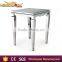 Glass Saquare Banquet Table for Wedding , Wholesale Stainless Steel Dining Table