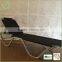 Hot Adjustable back Aluminum tube beach sun lounger