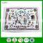 china wholesale 50x70cm 80g cotton custom print souvenir tea towel