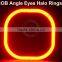 Guangzhou Isense OEM ODM factory multi color universal ccfl angel eyes halo rings 90mm 100mm 110mm 120mm 130mm 140mm