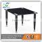 Small Size Glass Top Steel Coffee Table CT004