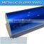 CARLIKE Metallic Glossy Foil Chrome Light Blue Auto Wrap Vinyl