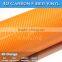CARLIKE Air Bubble Free Orange 4D Carbon Fiber Wrap Automobile Film