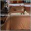 Fashion casual plaid jacquard brown dyed duvet cover and pillow covers