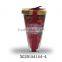 Aroma Potpourri And Dried Flower In Glass Vase With Wood Cover