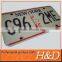 New Practical hot selling car number blank plate blanks