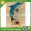 Handmade Metal Crafts Dolphin Garden Decoration