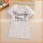 Korean kids 16 summer T-shirt casual short girls fashion Beaded children sweater factory wholesale letter