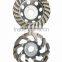 Turbo gringing wheels for concrete