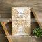 Western style antique style japanese wedding invitation card with envelopes