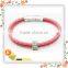 Ladies Genuine Leather Braid Cord Bracelet For Jewelry Leather Bracelet