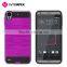 IVYMAX Free samples phone case brushed metal texture 2 in 1 combo case for HTC530