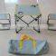 Outdoor folding camping table and chair