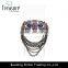 2016 Fashion new design pink rhinestone luxury alloy bracelet for elegant women wholesale