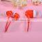New products 2016 rose shaped promotional custom branded headphones