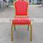 China Good Quality Red Wedding Chairs With Back Flower