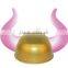 Golden Warrior Plastic Viking Helmet wholesale for Parties & Carnivals