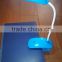 2015 new design dolphin rechargeable led clip clamp reading lamp &flexible snake led reading lamp