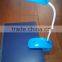 2016 new design dolphin rechargeable led touch clip reading lamp & flexible snake led reading lamp