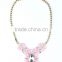 2015 light pink new pendant acrylic necklace