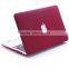 New Red Color Quicksand HardShell Case for Macbook 12" Retina