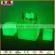Polyethylene LED cube/outdoor waterproof led cube chair lighting for bar