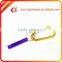 Fashion Aluminum Carabiner Whistle Keychain