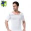 Mens Body Shaper Short Sleeve Undershirt 349 BK Bodysuits for Adult Compression Clothing Corset Tops