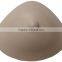 soft natural sexy concave back hot selling lightweight triangle breasts forms for mastectomy women sports and swimming