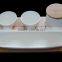 HM0011 eco friendly oem porcelain serving bowl set with wood base