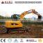 new excavator price hot 8ton X8 wheell crawler excavator for sale
