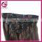  supplier cheap 100% human hair clip in hair extension unprocessed peruvian clip in hair extensions
