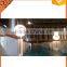 hot sell 1.5m Diameter Advertising Inflatable Trip led Balloon with printed stand LED Balloon for Concert or Action or Party