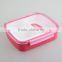 New Design Insulated 3 Compartment food packaging plastic bento lunch box with lock