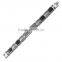 Stainless Steel Bracelet - Black Platted Cross ID Bracelet With CZ and Words "DAD" on it