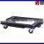 Plastic Dolly with 4 wheels for Material Handling