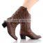 Fashion New Cowgirl Women Western Leather Boots