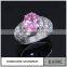 2016 the fashionable african jewelry ring pure 925 silver diamond ring