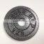 Black Painted Cast Iron Weight Plates for Barbell