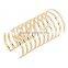 Gold Silver Long Hollow Out Open Cuff Wide Bracelets Bangles For Women