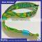 festival woven wristband theme Custom Promotion Woven Wristband