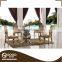 Luxury Dining Furniture Stainless Steel Marble Table Set