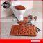 Anti slip home luxury comfortable super shaggy commercial 3d bathroom carpet