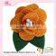2016 new design artificial flower corsage with pin for clothing