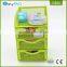 EasyPag top quality 3 color metal mesh office school desk organizer with drawer