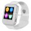 NO.1 D3 Smartwatch Phone-White 1.22 inch MTK6261 Sleep Monitor Heart Rate Test Camera Sedentary Reminder Alarm
