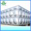 Small footprint sectional panel water storage tank