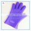 Purple Color Silicone Gloves As Oven Mitts, Cooking Gloves, or Kitchen Potholders for Baking and Cooking for Home or Camping