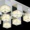 modern crystal hanging office ceiling lights