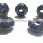 Natural Sodalite Faceted Handmade Roundel Big Hole Beads